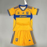 Kids Tigres UANL 25/26 Home Jersey and Short Kit