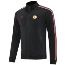 MUFC 25/26 Full-Zip Team Track Jacket Black - 01