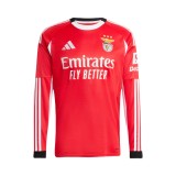 Thai Version Benfica 25/26 Home Long Sleeve Jersey
