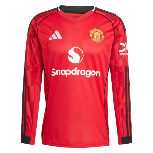 Thai Version MUFC 25/26 Home Long Sleeve Jersey