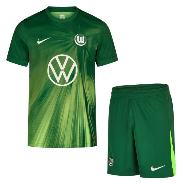 VfL Wolfsburg 25/26 Home Jersey and Shorts Kit