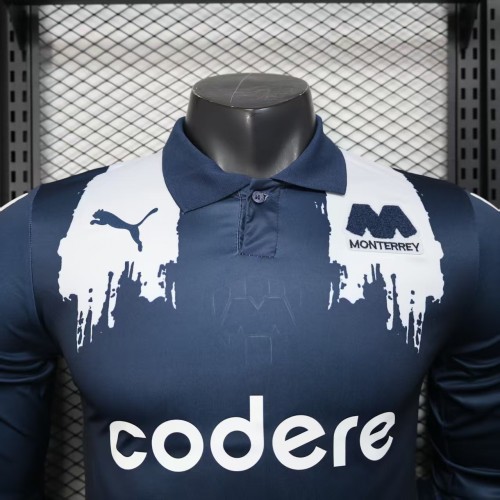 Player Version Monterrey 2025 CWC Home Long Sleeve Authentic Jersey