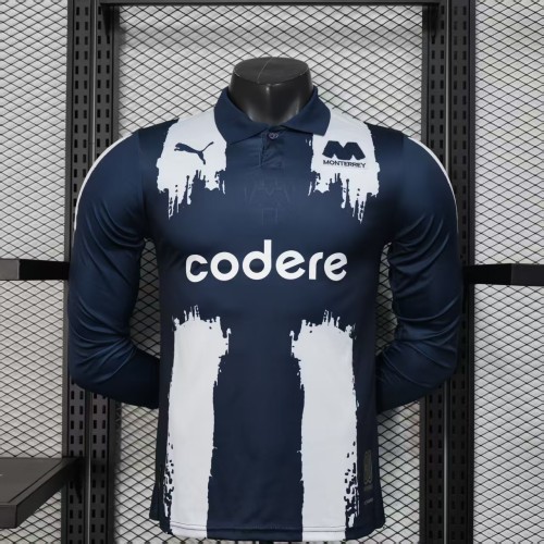 Player Version Monterrey 2025 CWC Home Long Sleeve Authentic Jersey