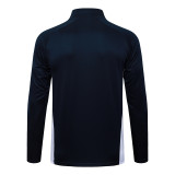 Real Madrid 25/26 Retro Half-Zip Training Top and Pants Set B2543