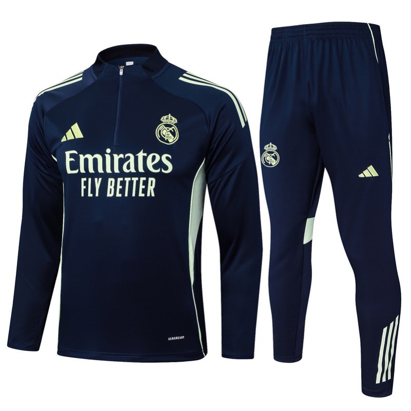 US$ 44.00 - Kids Real Madrid 25/26 Half-Zip Training Sweatshirt