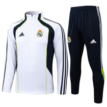 Real Madrid 25/26 Retro Half-Zip Training Top and Pants Set B2544