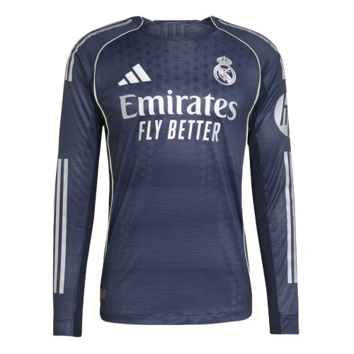 Player Version Real Madrid 25/26 Away Long Sleeve Authentic Jersey