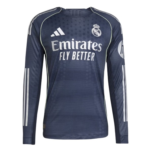 Player Version Real Madrid 25/26 Away Long Sleeve Authentic Jersey