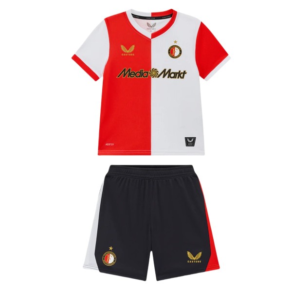Kids Feyenoord 25/26 Home Jersey and Short Kit