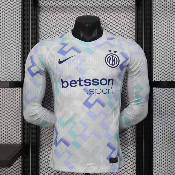 Player Version Inter Milan 25/26 Away Long Sleeve Authentic Jersey