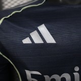 Player Version Real Madrid 25/26 Away Long Sleeve Authentic Jersey