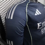 Player Version Real Madrid 25/26 Away Long Sleeve Authentic Jersey
