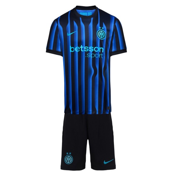 Kids Inter Milan 25/26 Home Jersey and Short Kit