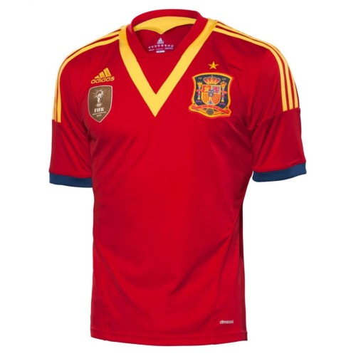 Spain 2013 Confederation Cup Home Retro Jersey