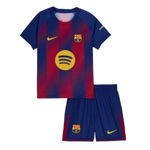 Kids Barcelona 25/26 Home Jersey and Short Kit