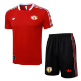 MUFC 25/26 Retro Training Shirt and Shorts Set D2565