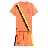 Kids Manchester City 25/26 Goalkeeper Jersey and Short Kit