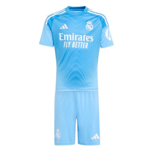 Kids Real Madrid 25/26 Goalkeeper Jersey and Short Kit