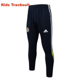 Kids Real Madrid 25/26 Retro Half-Zip Training Sweatshirt and Pants Set E2571