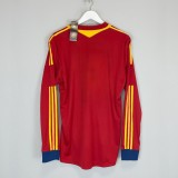 Spain 2013 Confederation Cup Home Long Sleeve Retro Jersey