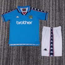 Kids Manchester City 1997/1999 Home Retro Kit