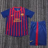 Kids Barcelona 2011/2012 Home Retro Kit