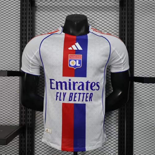 Player Version Olympique Lyon 25/26 Home Authentic Jersey