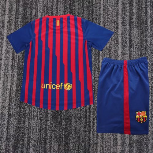 Kids Barcelona 2011/2012 Home Retro Kit