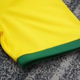 Kids Brazil 1970 World Cup Home Retro Kit
