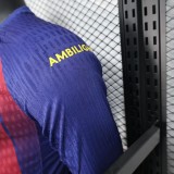 Player Version Barcelona 25/26 Home Long Sleeve Authentic Jersey