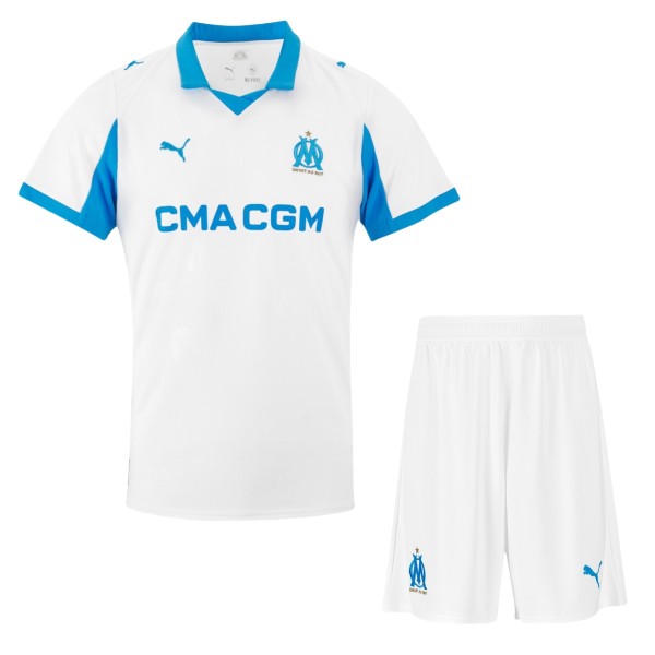 Olympique Marseille 25/26 Home Jersey and Short Kit