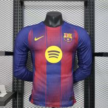 Player Version Barcelona 25/26 Home Long Sleeve Authentic Jersey
