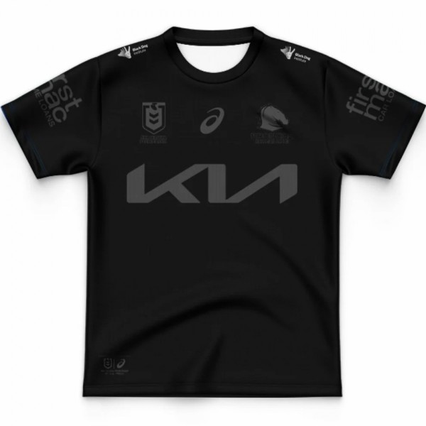 Kids Brisbane Broncos 2025 Black Jersey