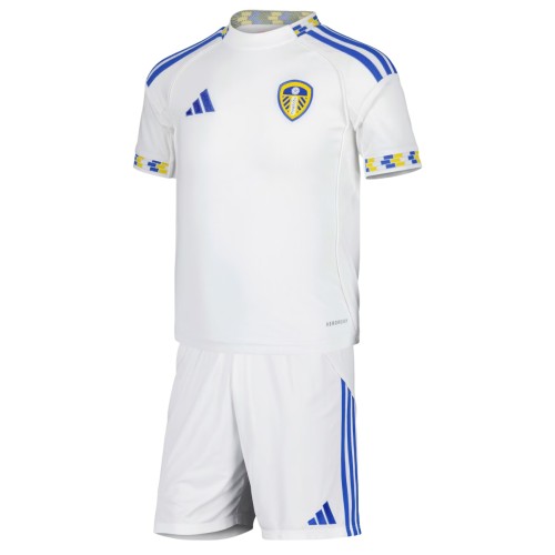 Kids Leeds United 25/26 Home Jersey and Short Kit