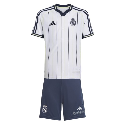 Kids Real Madrid 25/26 US Pack Jersey and Short Kit