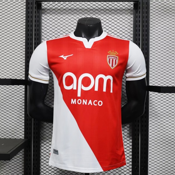 Player Version AS Monaco 25/26 Home Authentic Jersey