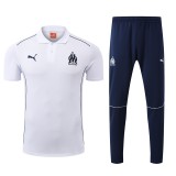 Olympique Marseille 25/26 Polo and Pants Set White