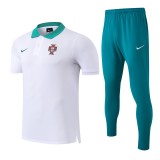 Portugal 25/26 Polo and Pants Set White