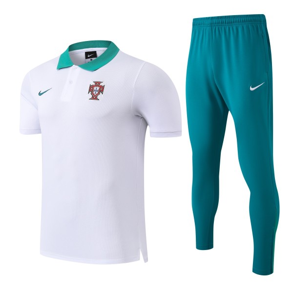 Portugal 25/26 Polo and Pants Set White
