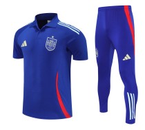 Spain 25/26 Polo and Pants Set Blue