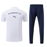 Olympique Marseille 25/26 Polo and Pants Set White