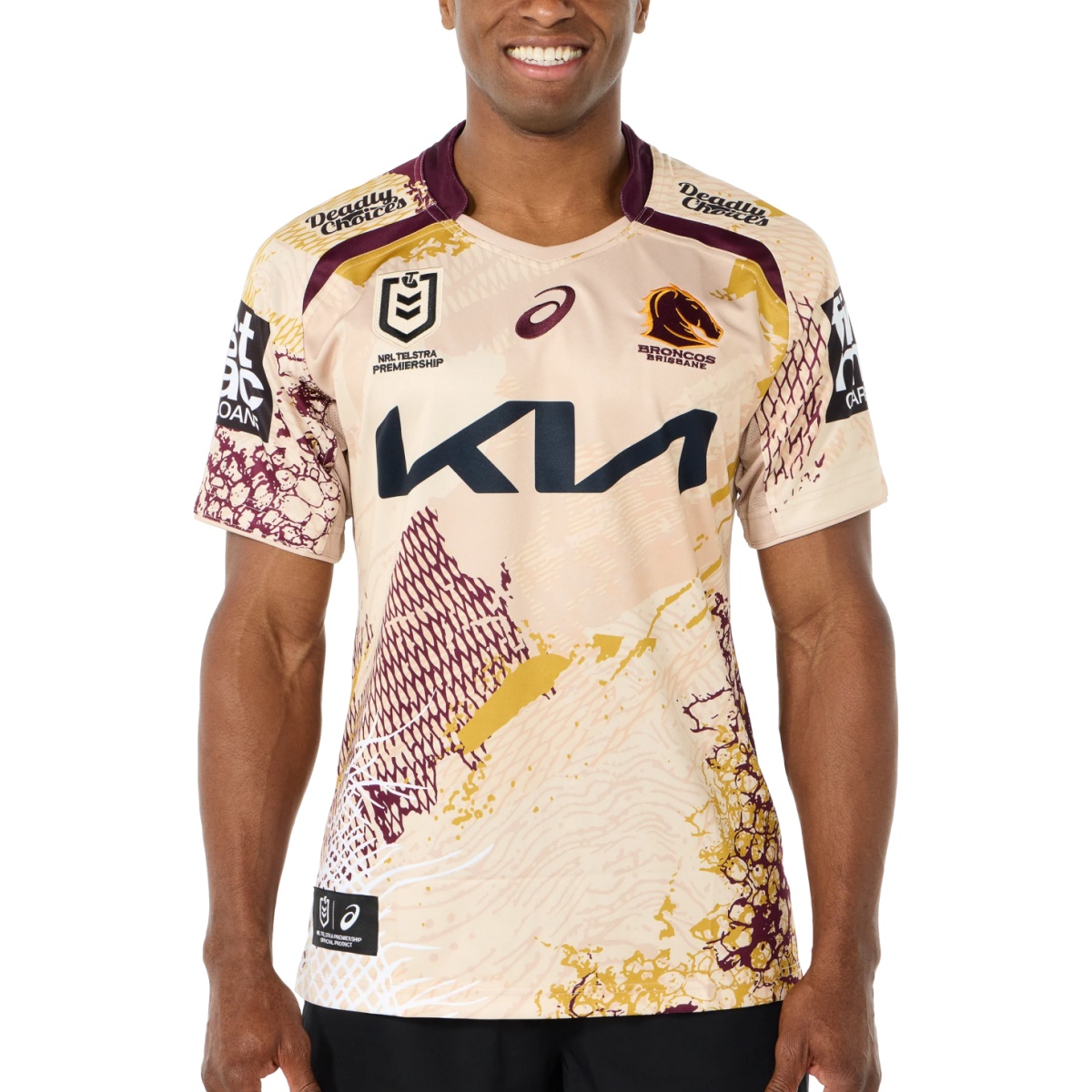 US$ 21.99 - Brisbane Broncos 2025 Men's Indigenous Jersey - m