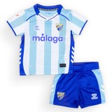 Kids Malaga CF 25/26 Home Jersey and Short Kit