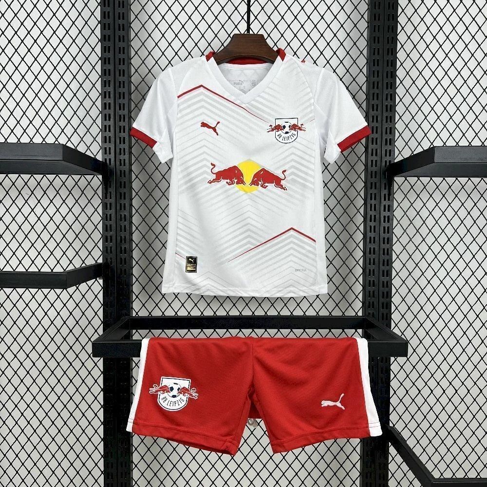US$ 16.99 - Kids RB Leipzig 25/26 Home Jersey and Short Kit - m