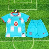 Kids Barcelona 25/26 Special Jersey and Short Kit