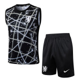 Chelsea 25/26 Retro Sleeveless Jersey and Shorts Set D25103