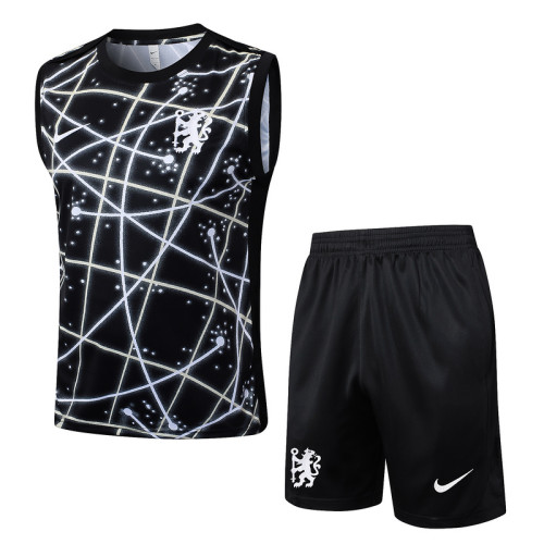 Chelsea 25/26 Retro Sleeveless Jersey and Shorts Set D25103