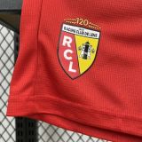 Kids RC Lens 25/26 Home Jersey and Short Kit