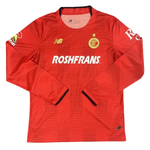 Thai Version Deportivo Toluca 25/26 Home Long Sleeve Jersey