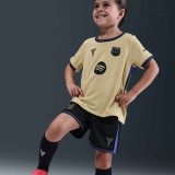 Kids Barcelona 25/26 Away Jersey and Short Kit